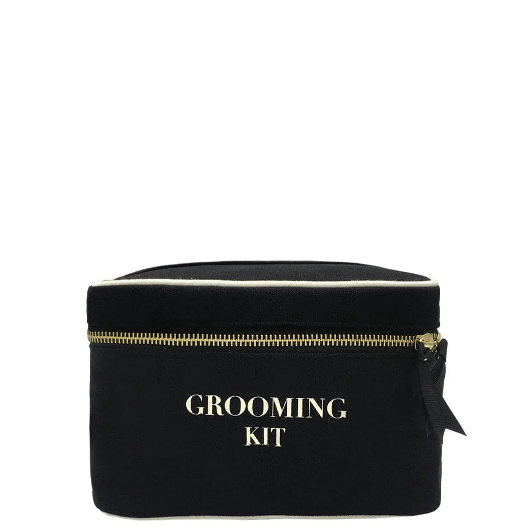 CUSTOM Grooming Kit Box, Laminated, Black