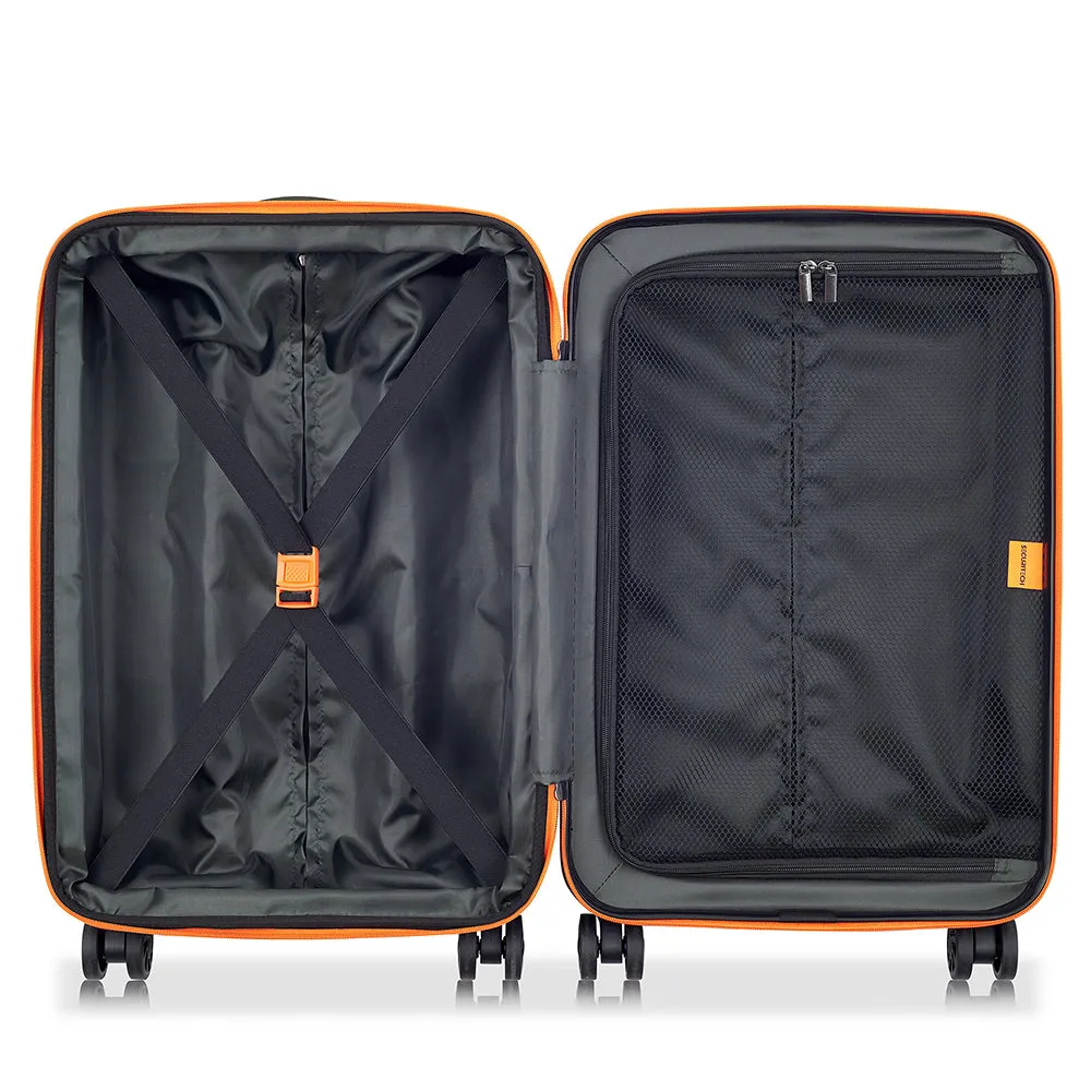 Delsey Paris Securitech® Citadel DY40058 76cm 4 Double Wheels Trolley Case - Black