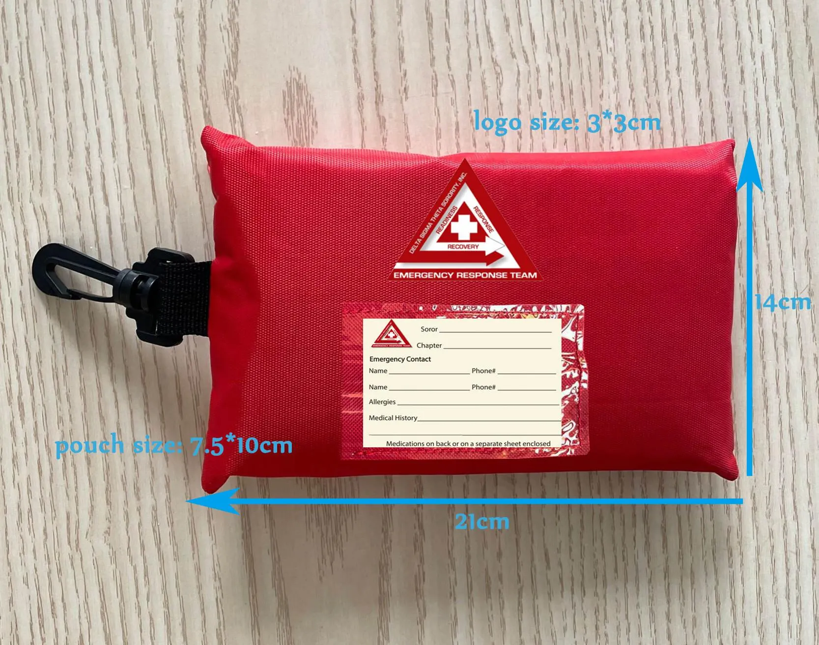 Delta Sigma Theta ERT Emergency Travel First Aid Kit