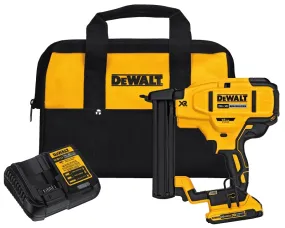 DeWALT DCN681D1 Stapler Kit, Battery Included, 20 V, 2 Ah, 1/4 in W Crown, 1/2 to 1-1/2 in L Leg, Narrow Crown Staple :EA: QUANTITY: 1