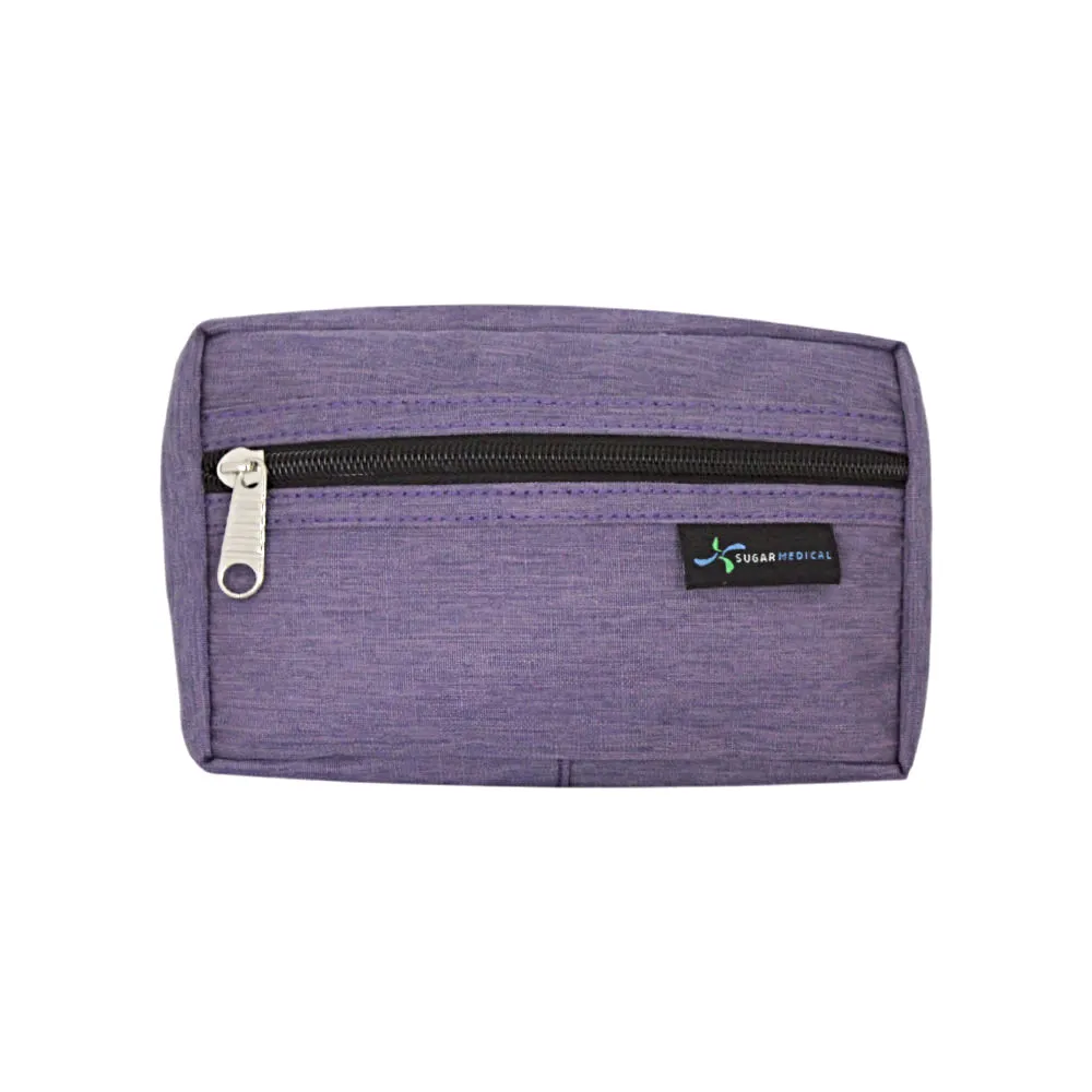 Diabetes Insulated Travel Bag- Purple