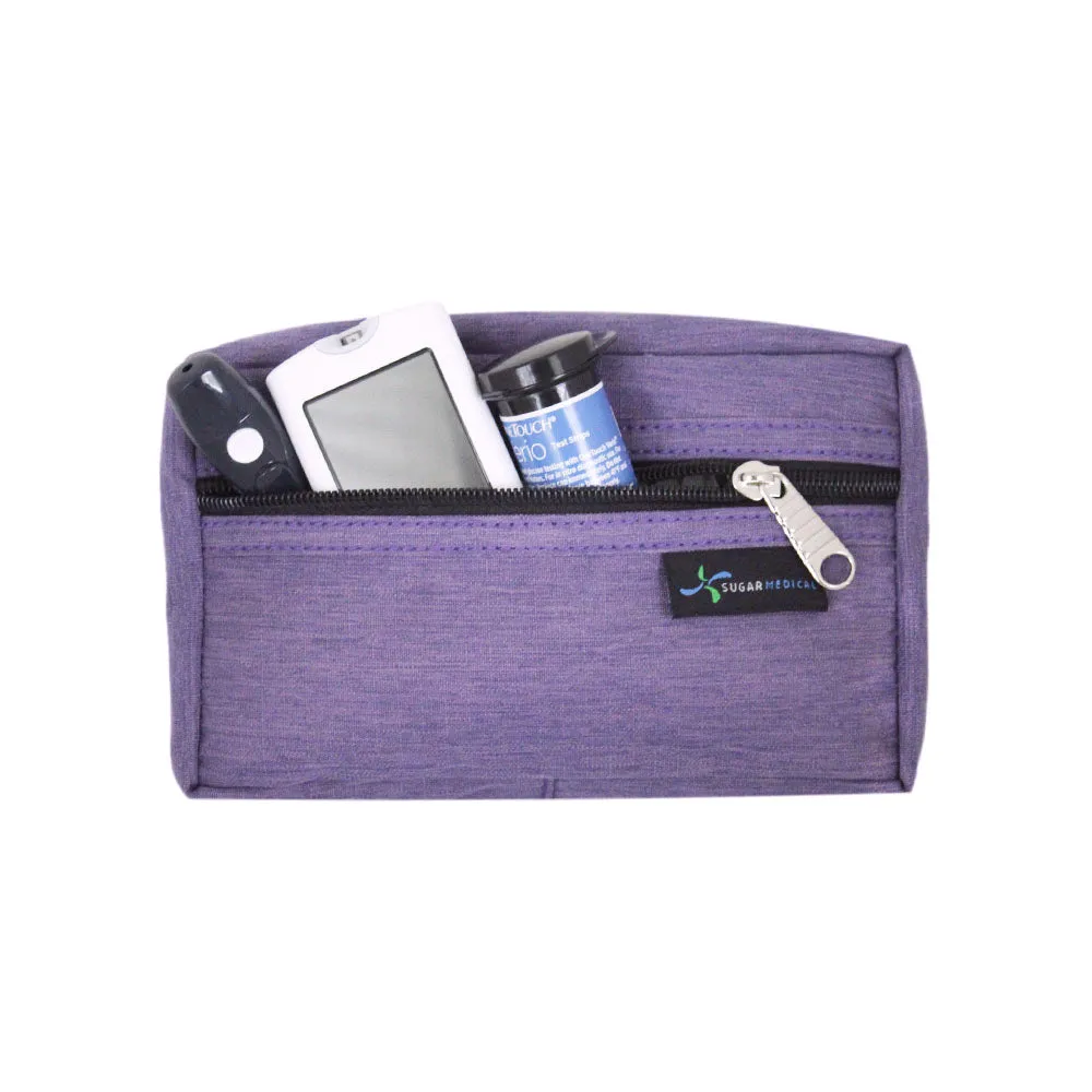 Diabetes Insulated Travel Bag- Purple