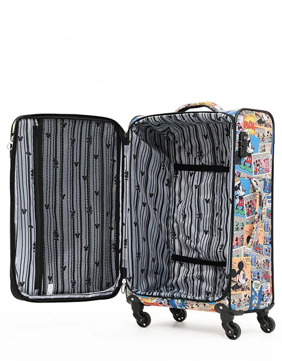 Disney - Comic Dis022 28in Large 4 Wheel Soft Suitcase