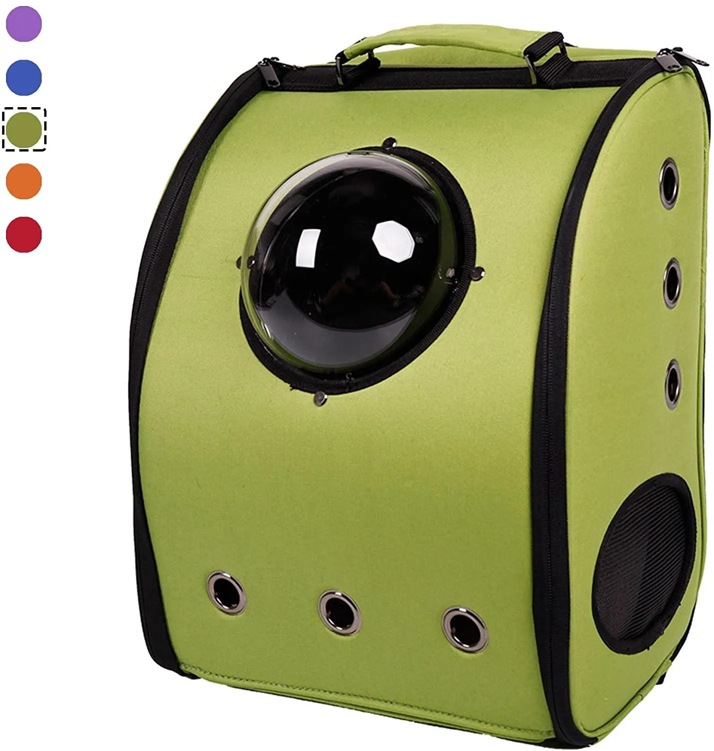 Dog Cat Carrier Backpack Pet Travel Bag Bubble Window Soft Airline Approved for Puppy Kitty, 5 Color