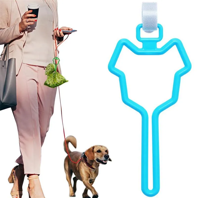 Dog Poop Bag Holder Waste Carrier Pet Supplies Sturdy Durable Dog Traction Rope Distributor Dogs Leash Dispenser Clean Tools