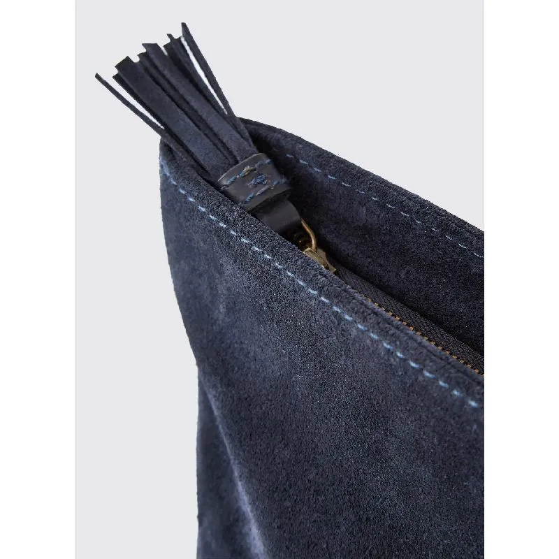 Dubarry Millymount Suede Ladies Clutch Bag - French Navy