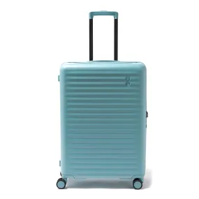 Echolac Celestra 65cm Hardcase Non-Expandable 4 Double Wheel Check-In Luggage Trolley Slate Blue - PC183 24 WOE Slate Blue