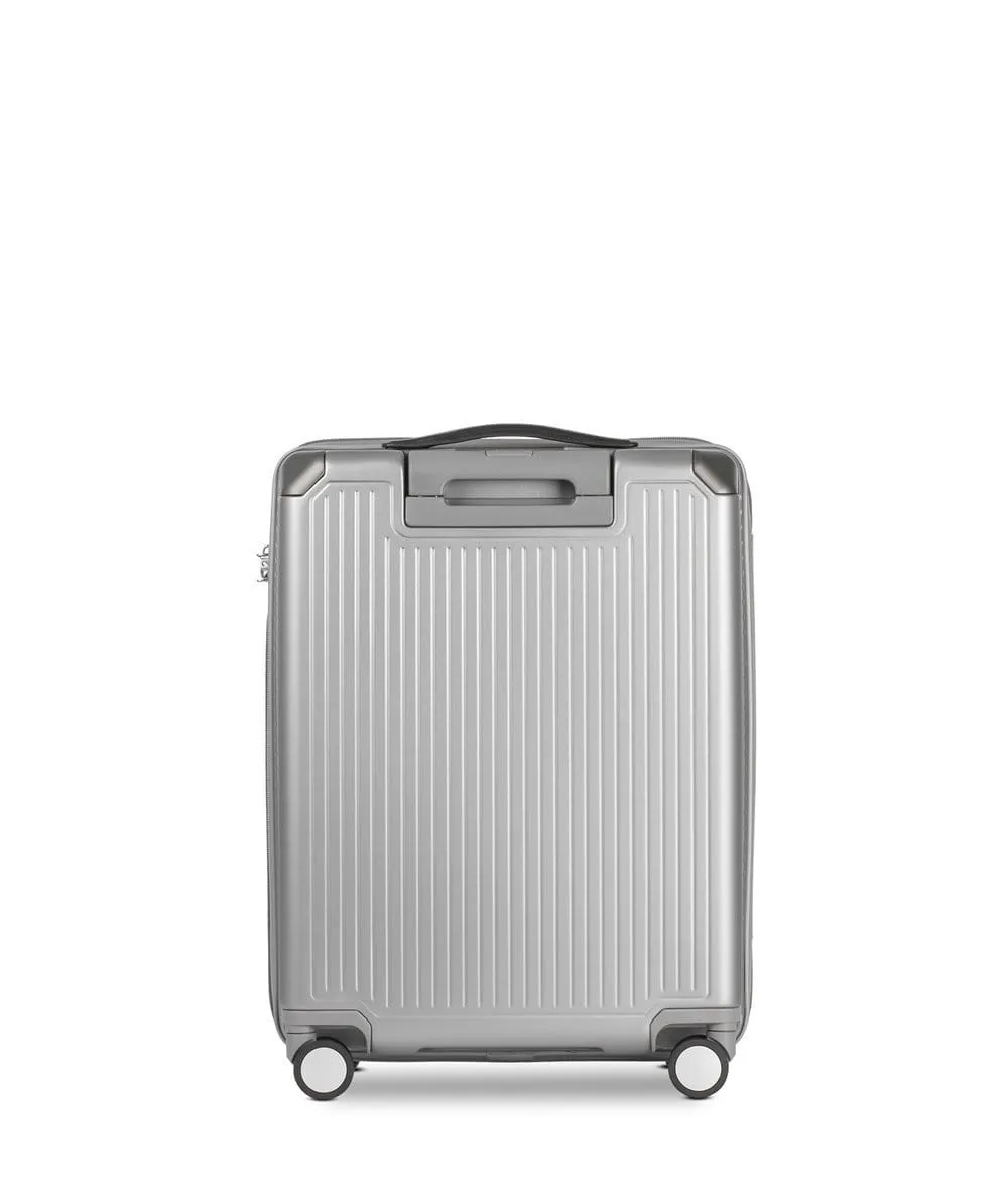 Echolac Shogun 20" 4 Double Wheel Cabin Luggage Trolley Silver - PC148 20 Silver