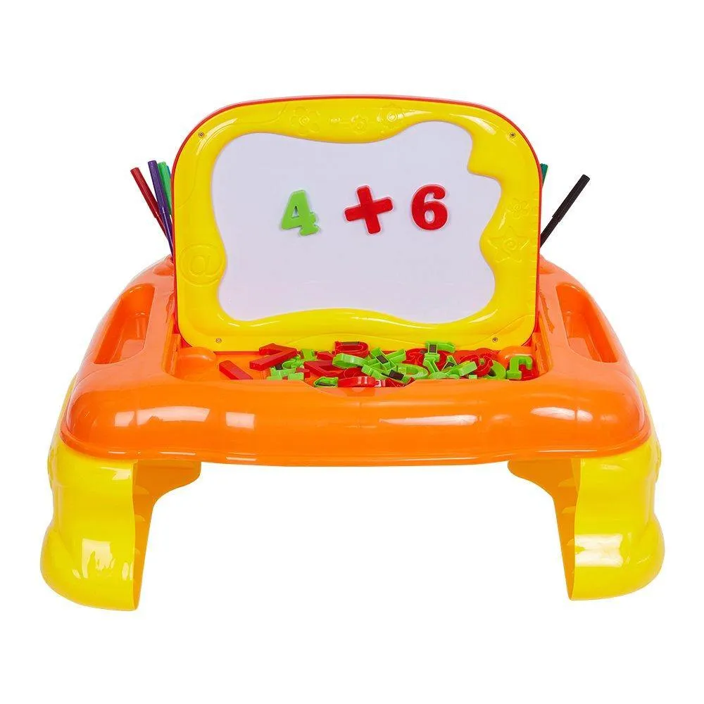 Educational Learning Desk Drawing Board with Magnetic Letters