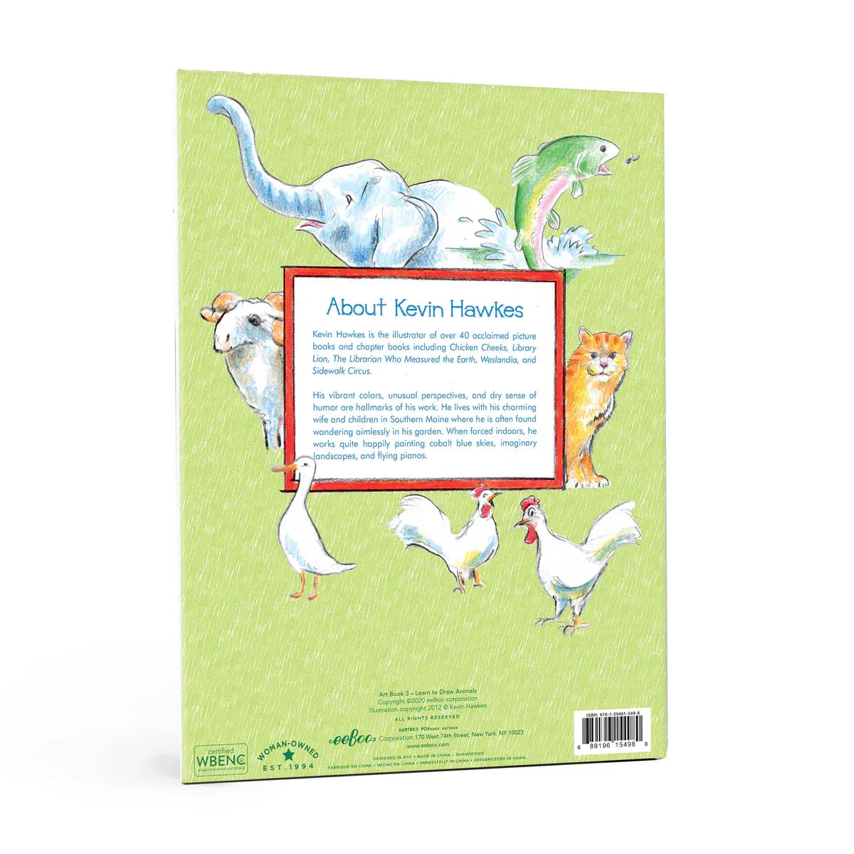 eeBoo Learn to Draw Animals Art Book