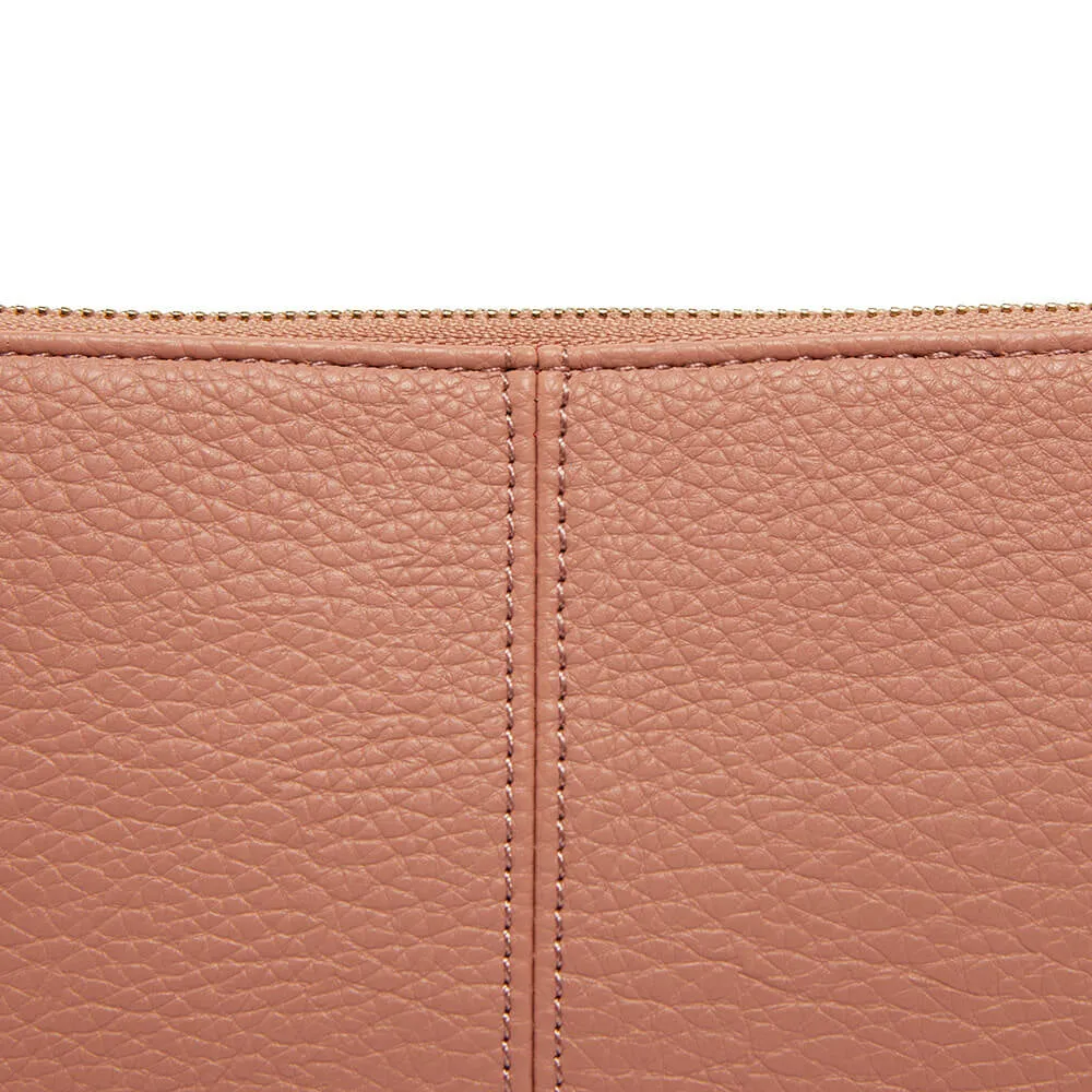 Elms   King Small Bowery Wallet/Clutch - Rose