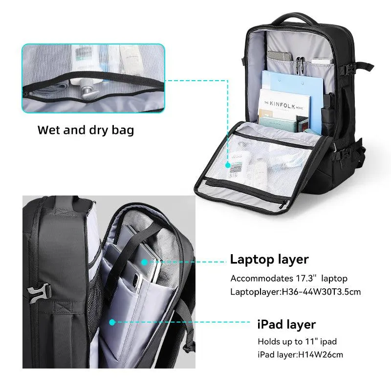 Explorer : Large capacity multi-layer multi-functional Backpack