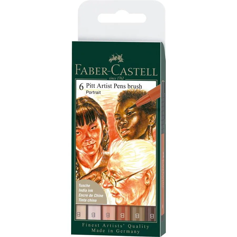 Faber-Castell PITT Artist Brush Pen Set - Portrait