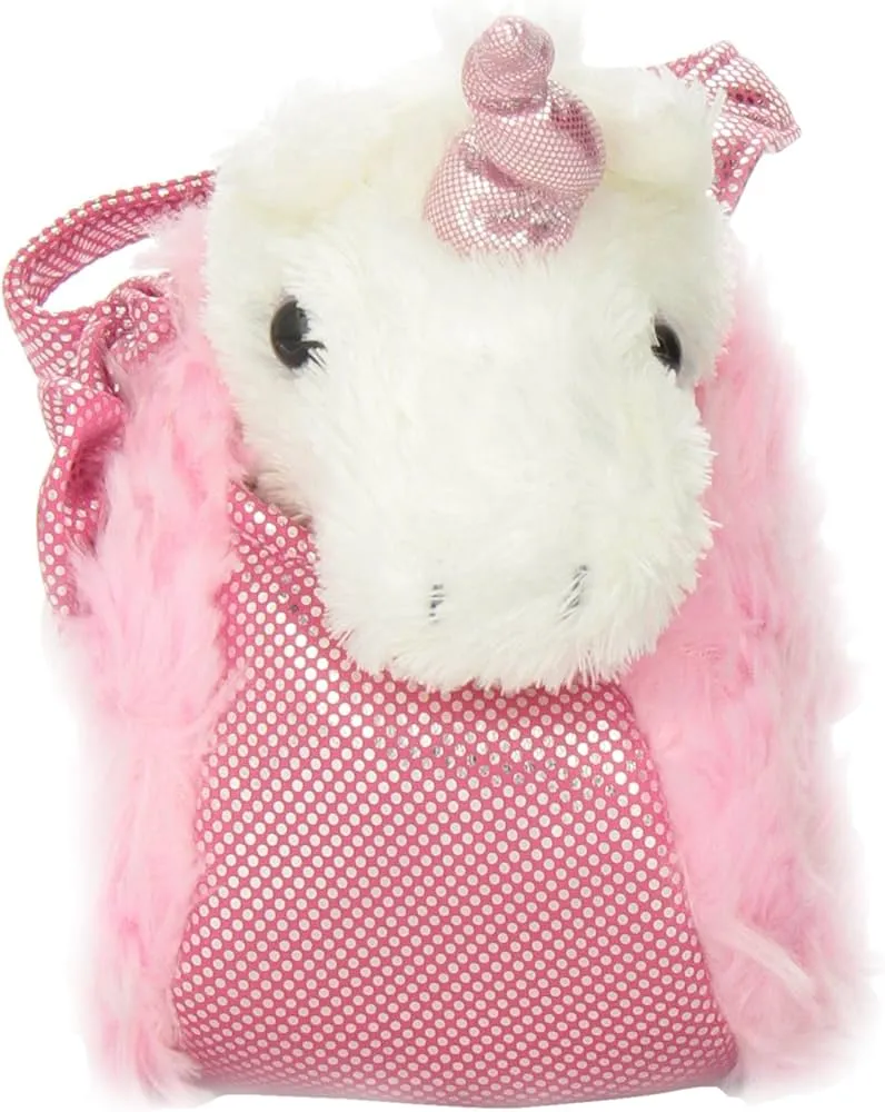 Fancy Pals Pet Carrier Plush Pink