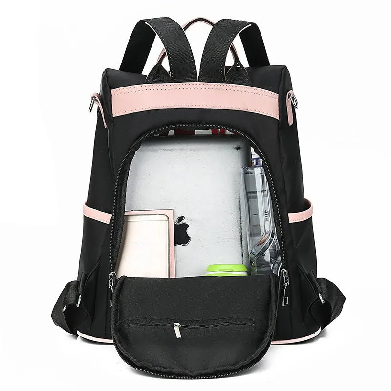 Fashion Oxford Cloth Canvas Backpack Female School Bag