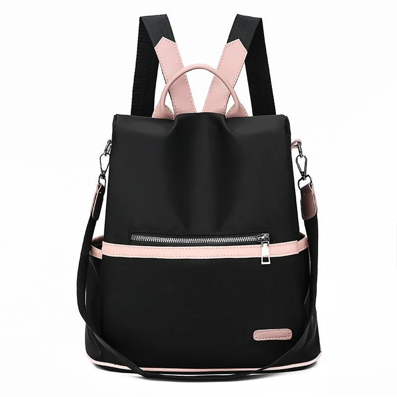 Fashion Oxford Cloth Canvas Backpack Female School Bag