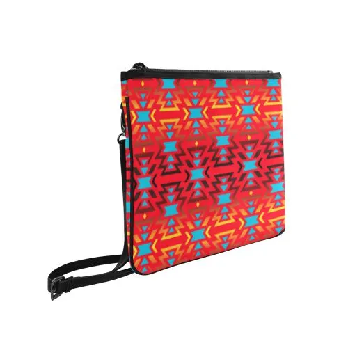 Fire Colors and Sky Sierra Slim Clutch Bag