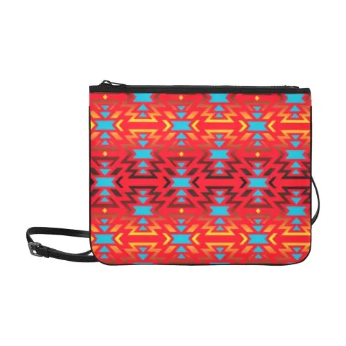 Fire Colors and Sky Sierra Slim Clutch Bag