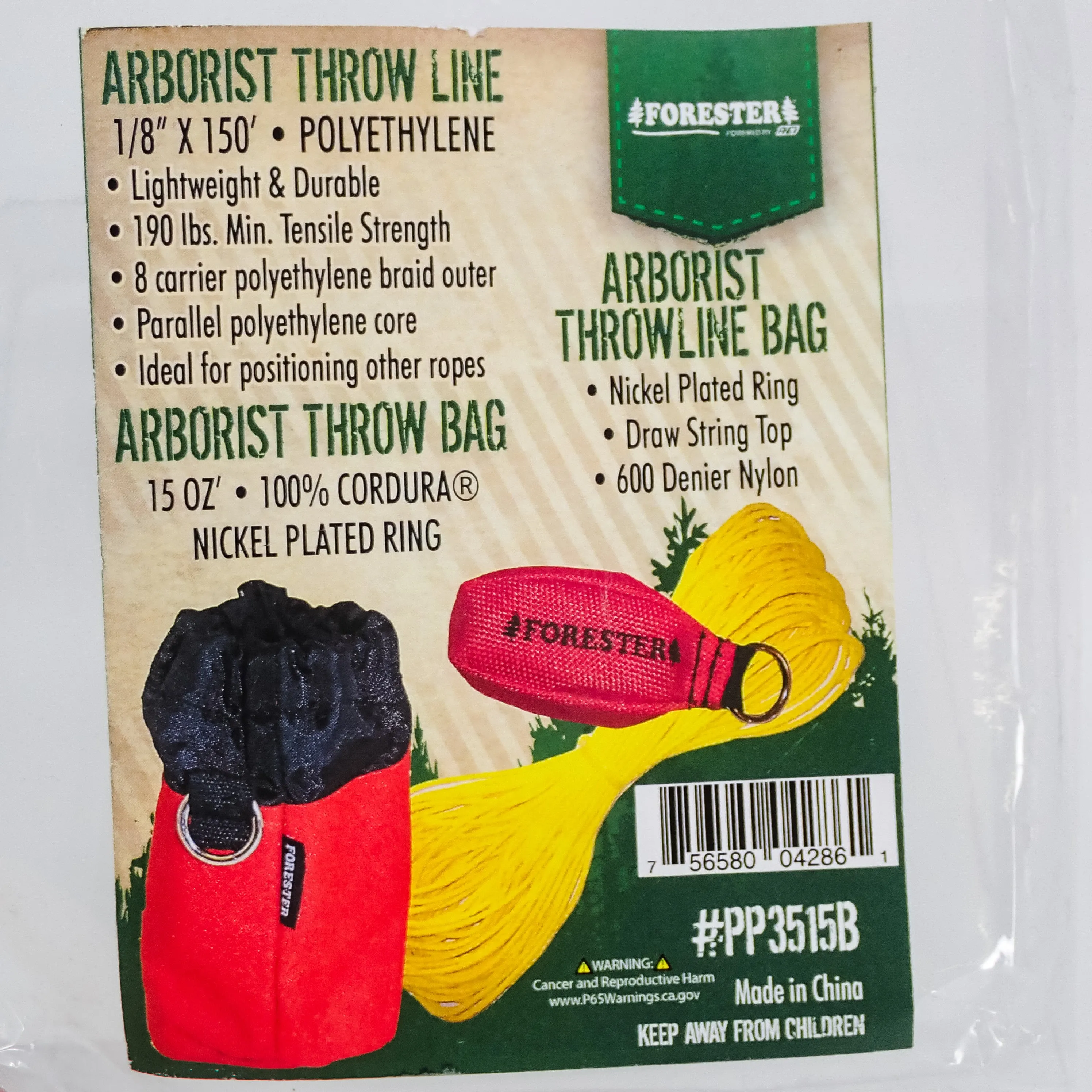 FORESTER ARBORIST PROFESSIONAL THROW LINE KIT