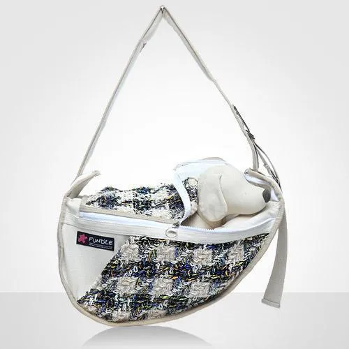 Fundle Pet Sling Dog Carrier Coco Bling Ivory