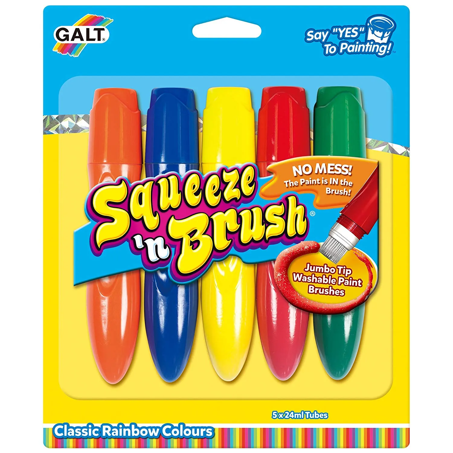 Galt Squeeze n Brush-5 Classic Colours