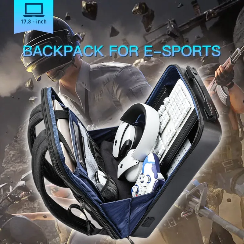 Gaming Laptop Backpack 17inch Anti-Theft Waterproof  Backpack USB Charging Men Business Travel