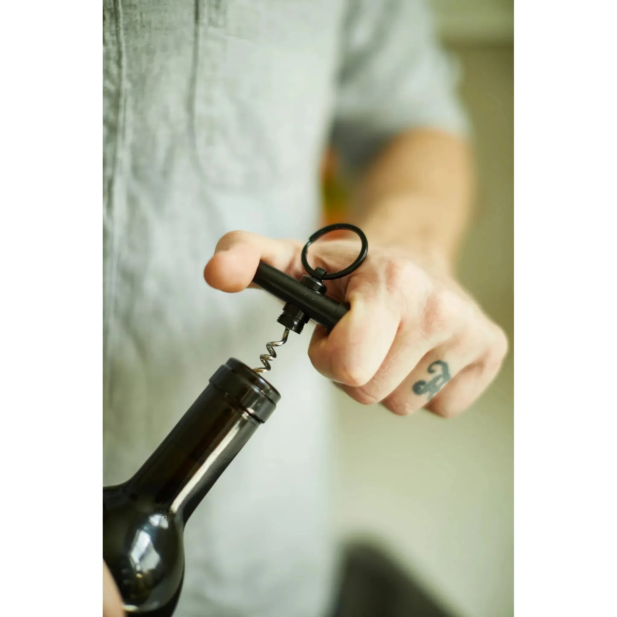 Gentlemen's Hardware Keychain Corkscrew