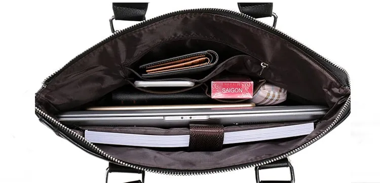 Genuine Leather 14'' Laptop Bag