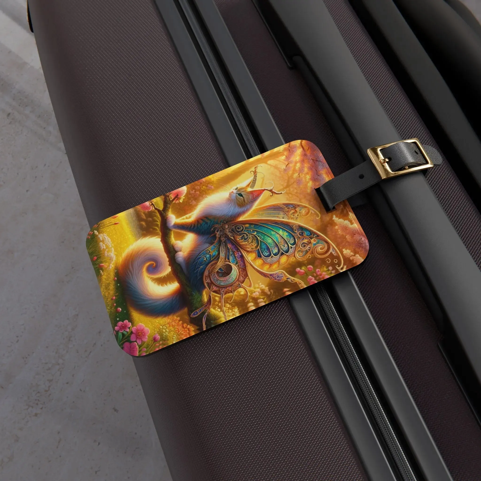 Golden Cat Fairy - Luggage Tag