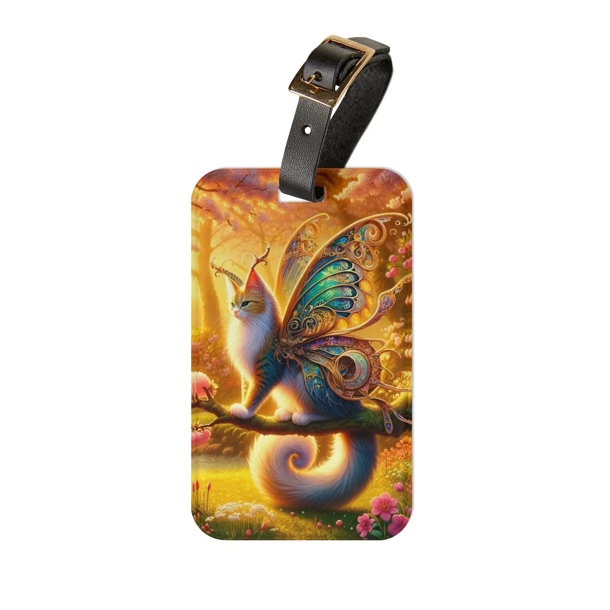 Golden Cat Fairy - Luggage Tag