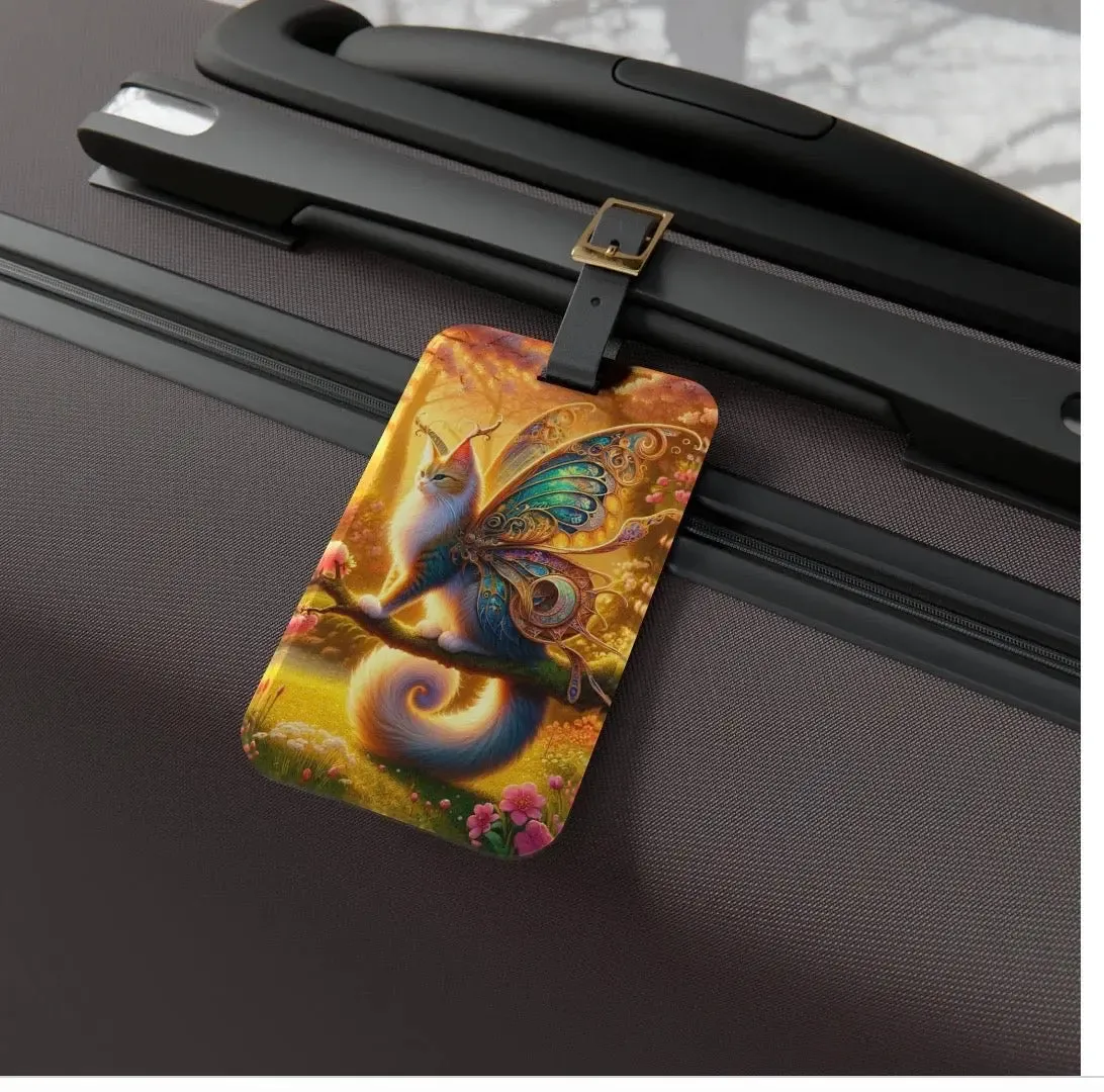 Golden Cat Fairy - Luggage Tag