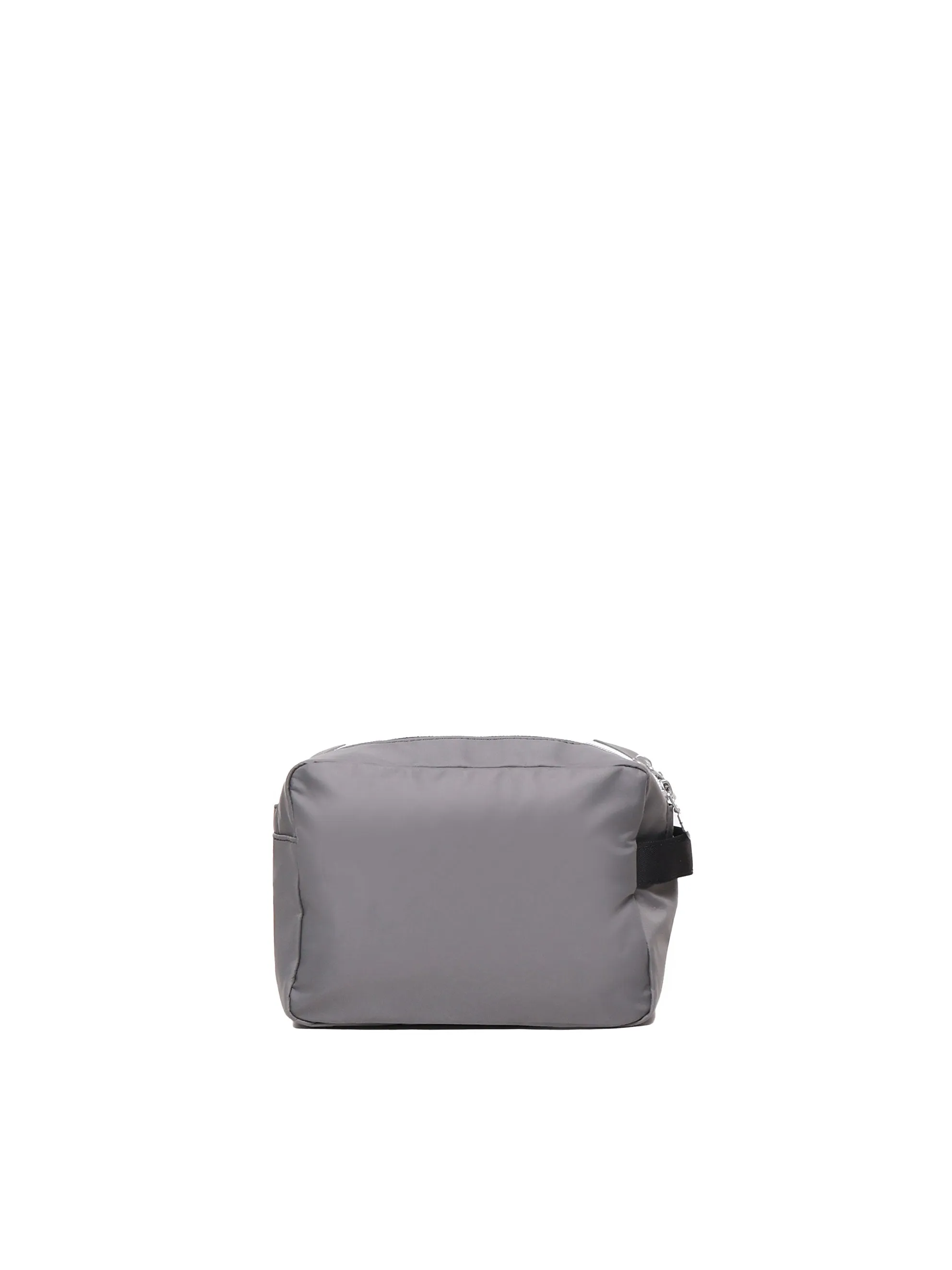 Grey Demu Clutch Bag with Strap