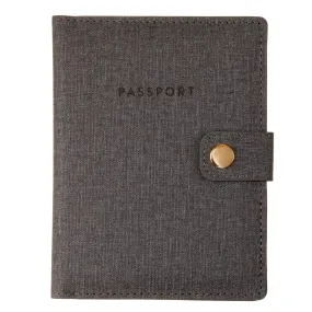 Grey RFID Passport Case