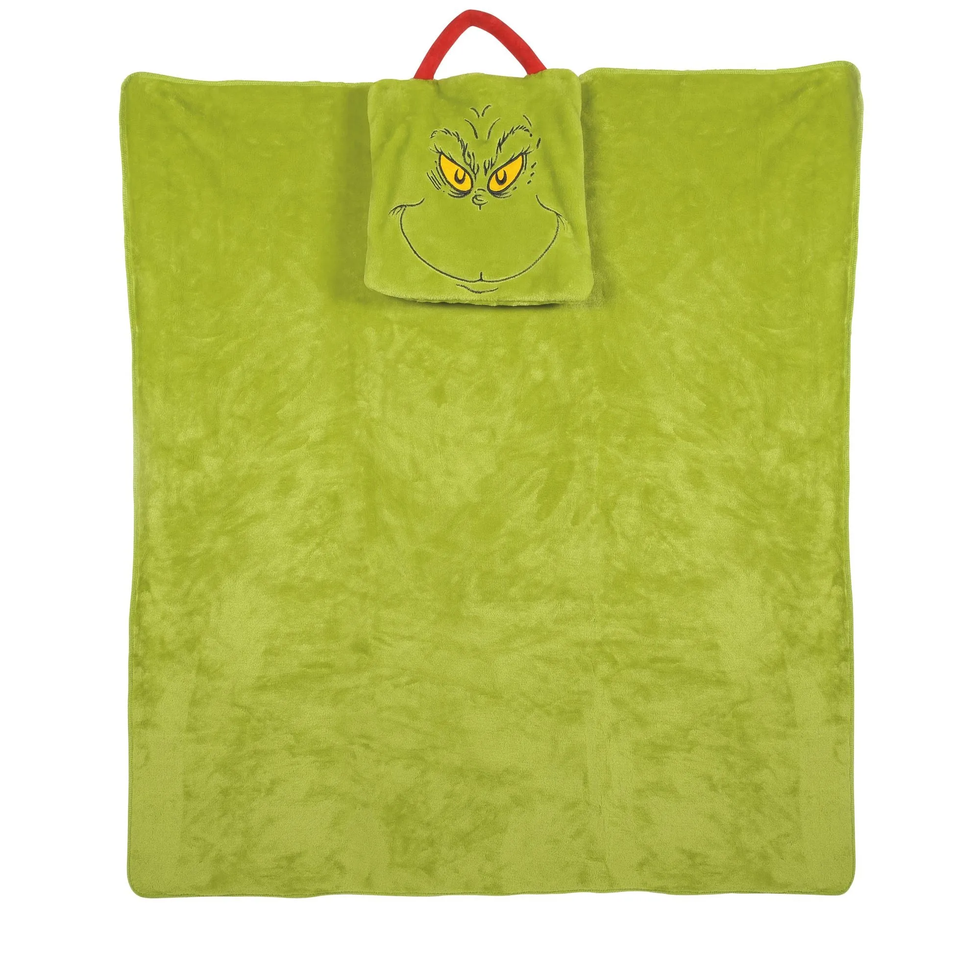 Grinch Travel Blanket