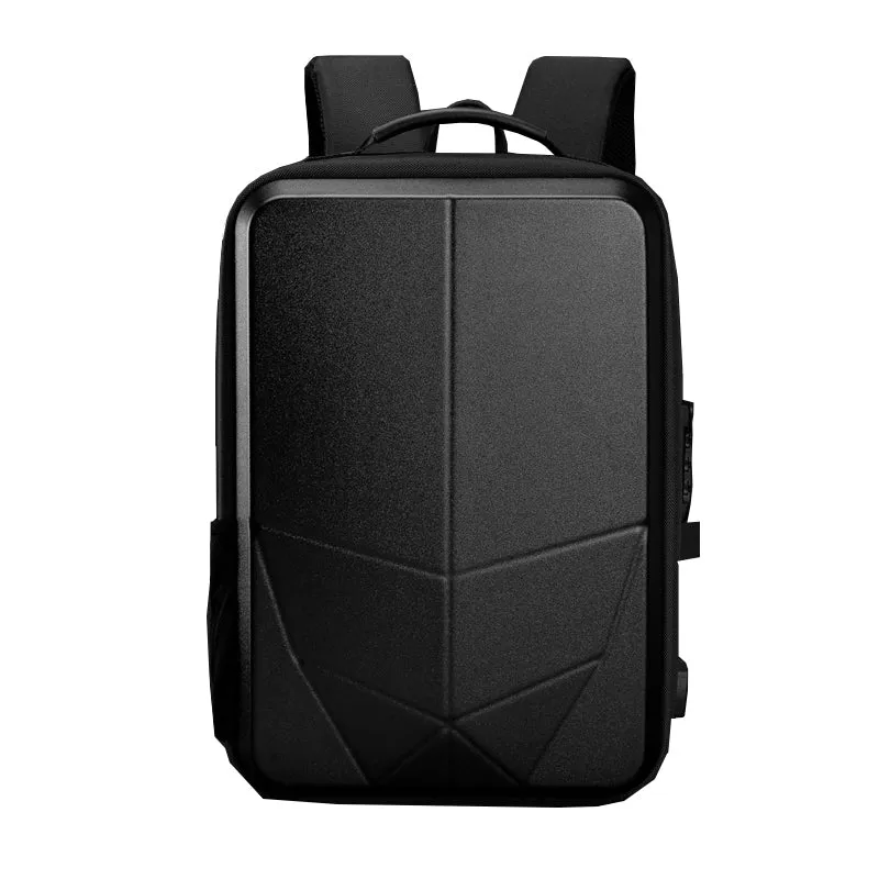 Hard Shell Backpack 15.6inch with Lock Anti-theft Backpack USB Charging