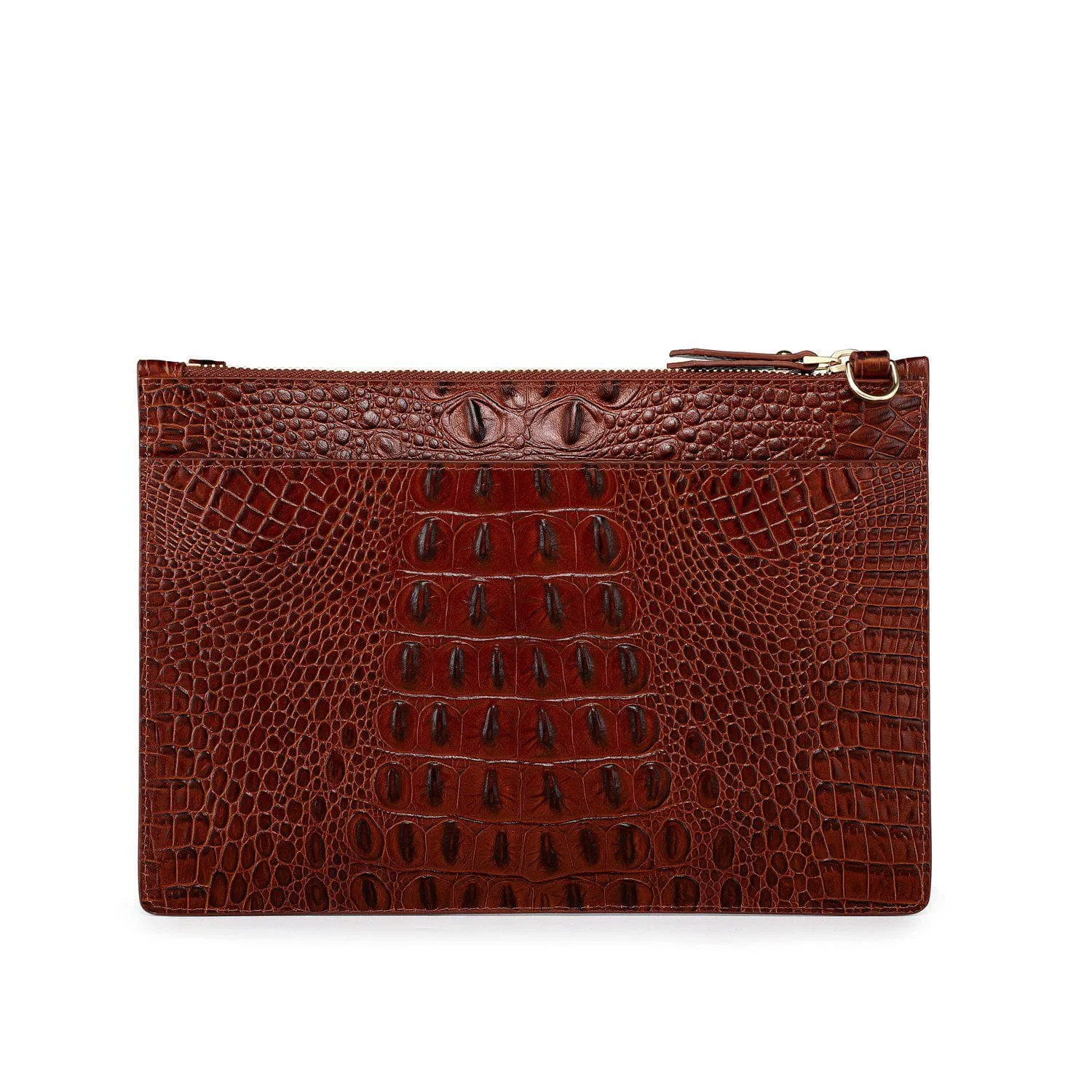 Hope Croc Embossed Crossbody Clutch