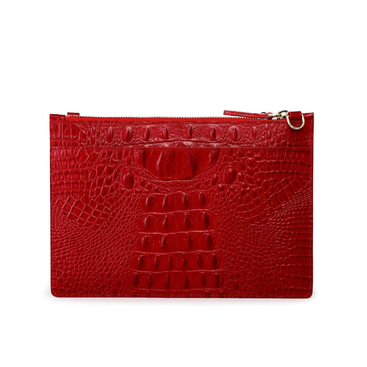 Hope Croc Embossed Crossbody Clutch