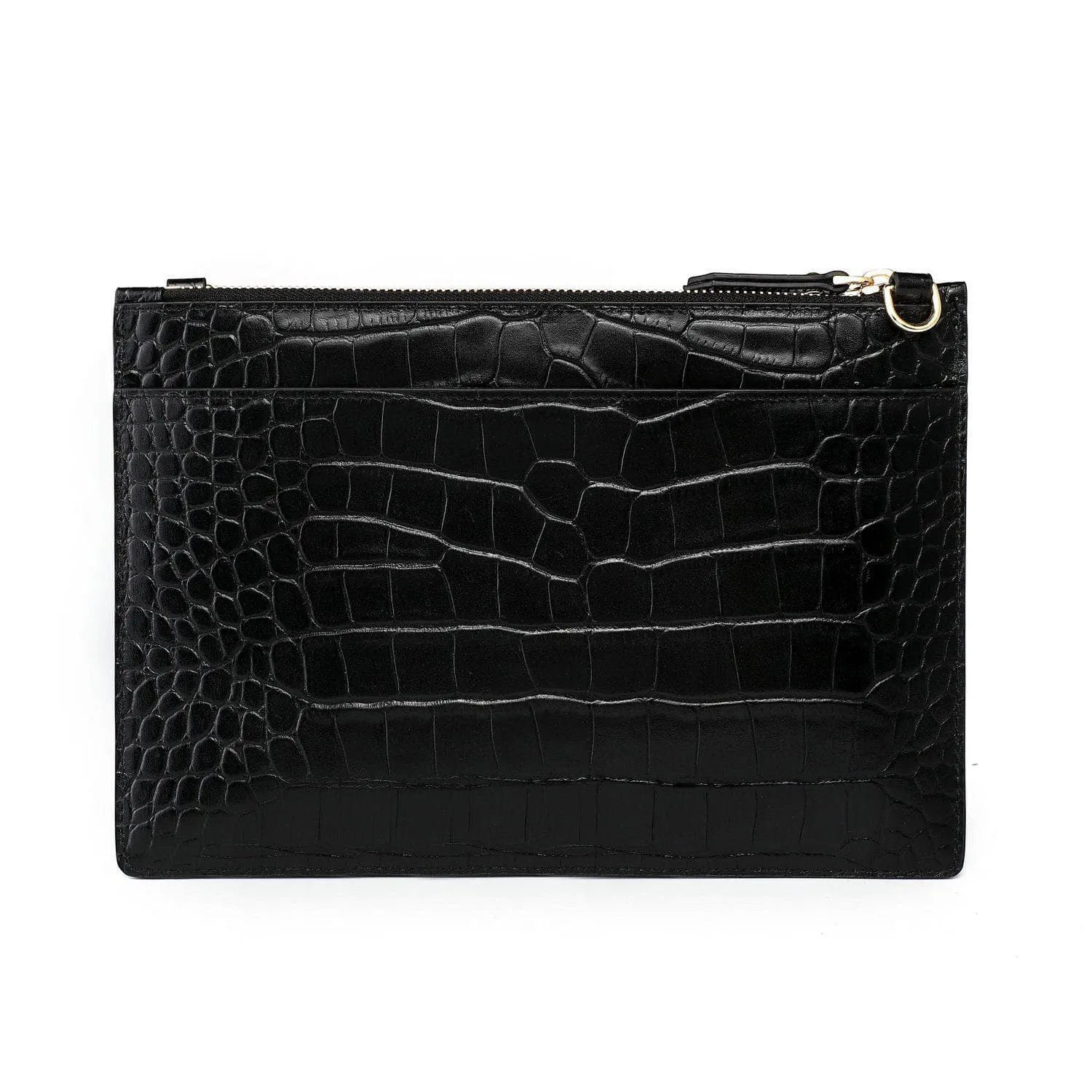 Hope Croc Embossed Crossbody Clutch