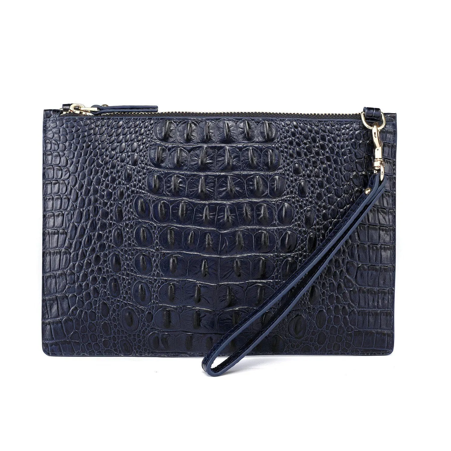 Hope Croc Embossed Crossbody Clutch