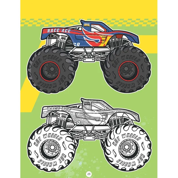 Hot Wheels Copy Colouring Book : Children Drawing, Painting & Colouring Book