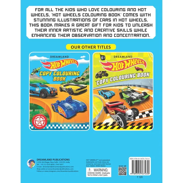 Hot Wheels Copy Colouring Book : Children Drawing, Painting & Colouring Book