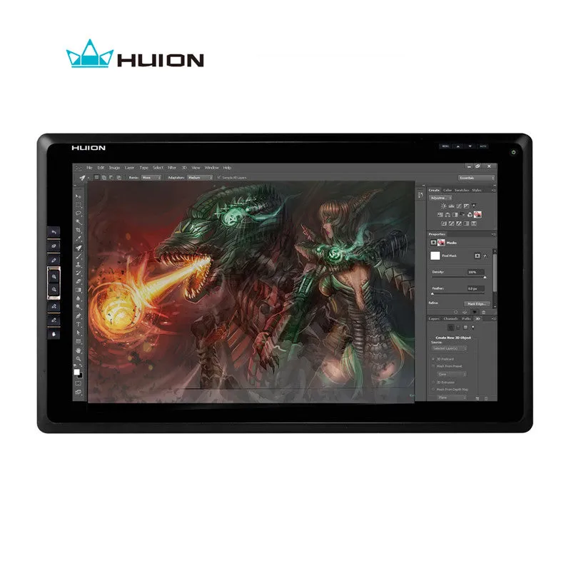 Huion GT-185 Pen Display Tablet Drawing