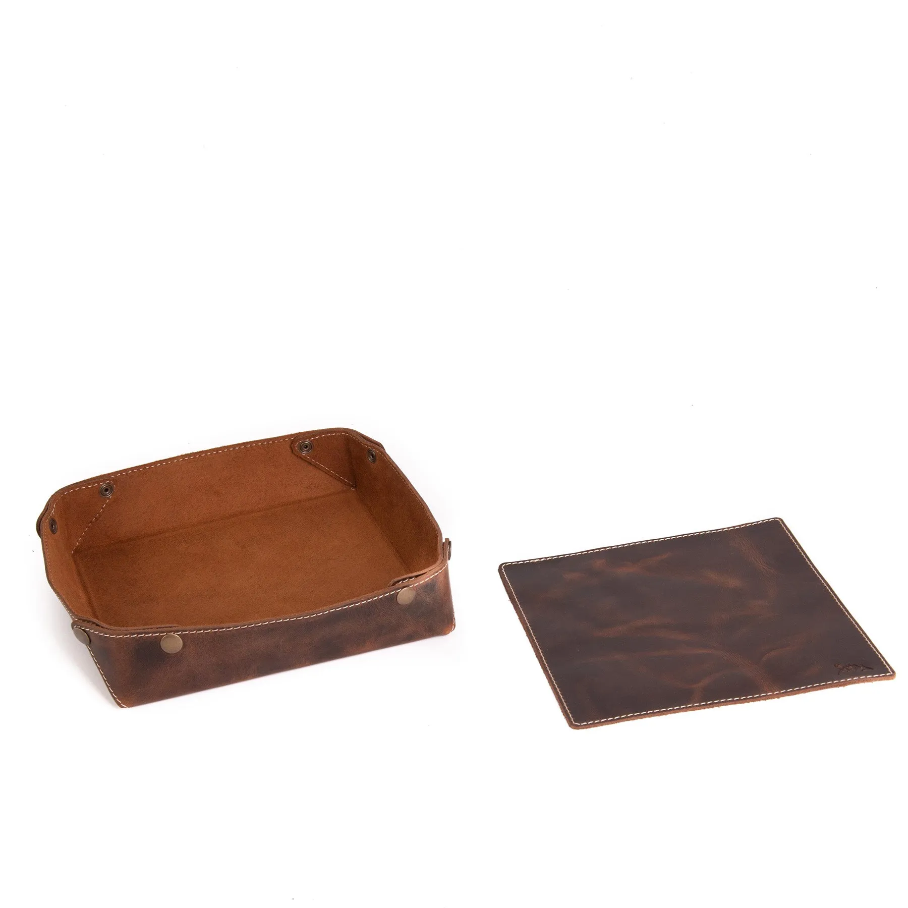 Hyland Leather Valet Tray