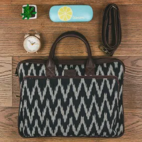 Ikat Print Laptop Bag