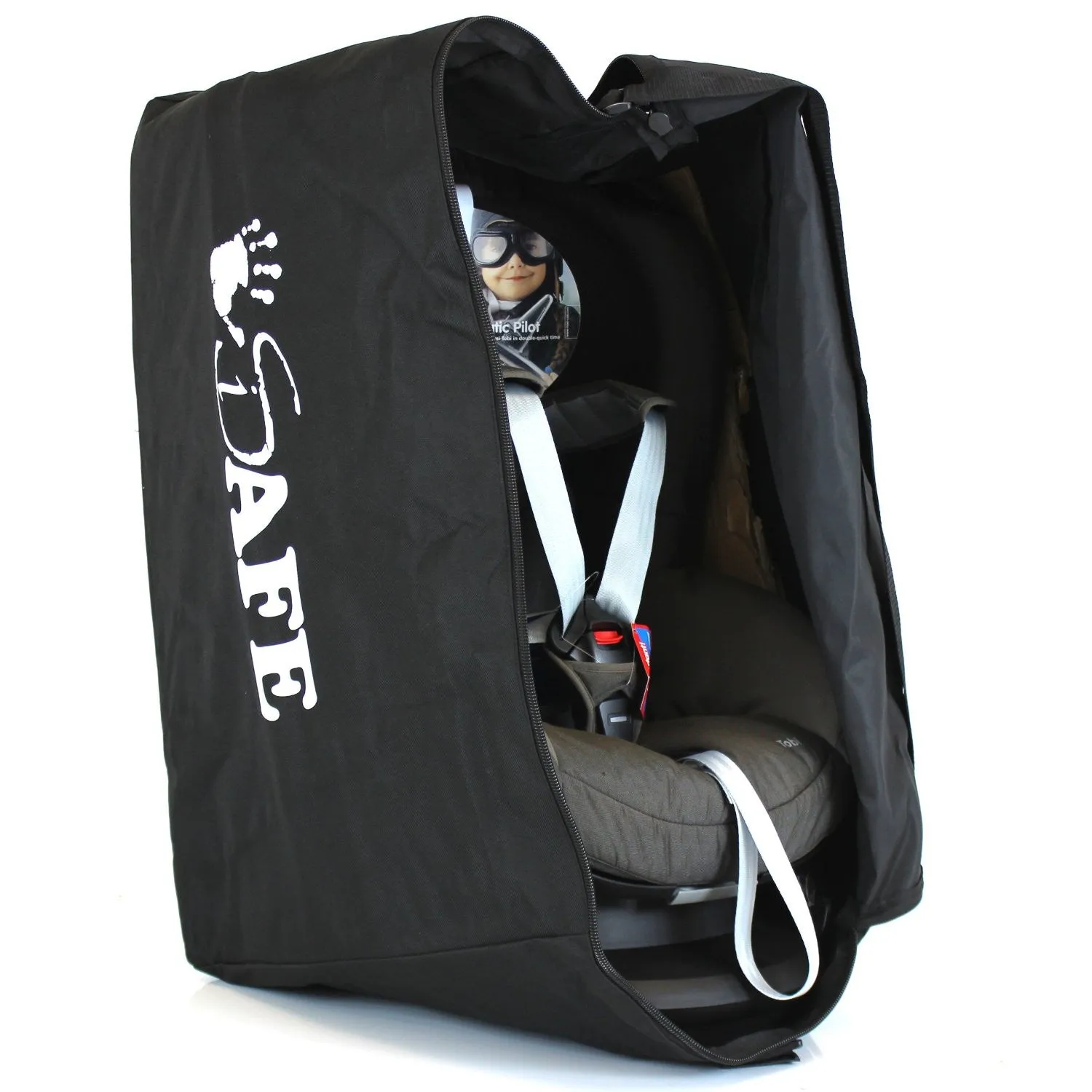 iSafe Carseat Travel / Storage Bag For Axkid Minikid Car Seat (Petrol/Tetris)