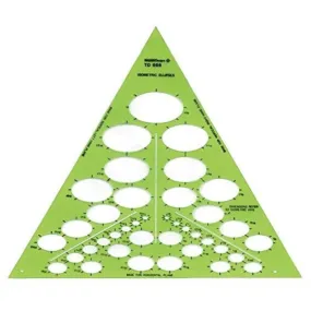 Isometric Ellipses Drawing Template