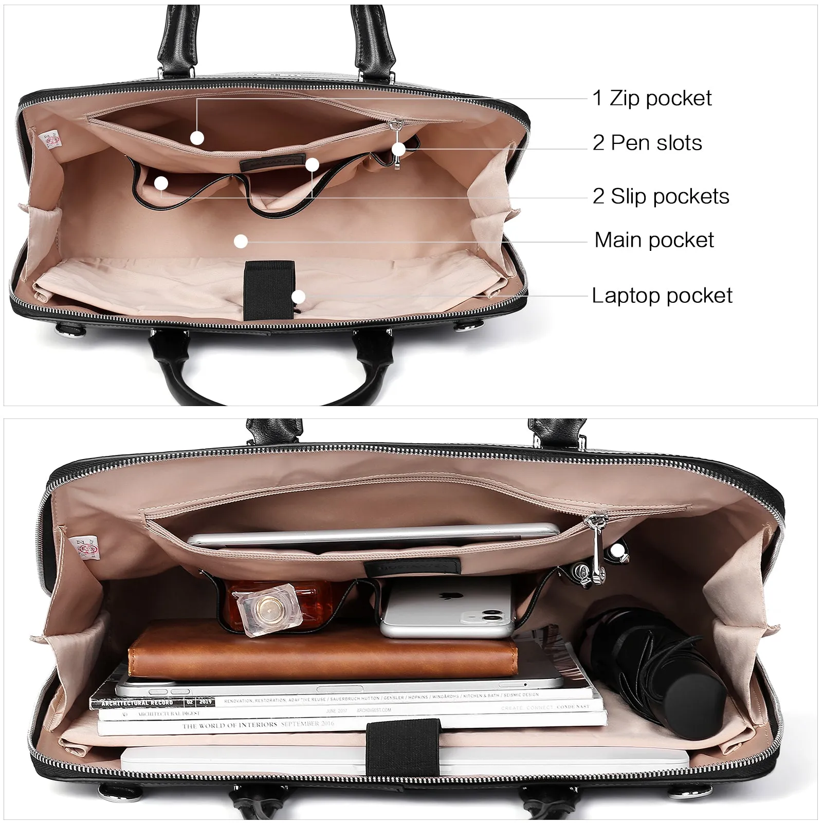 Jasmina  Highest Quality Briefcase — High-end And Professional