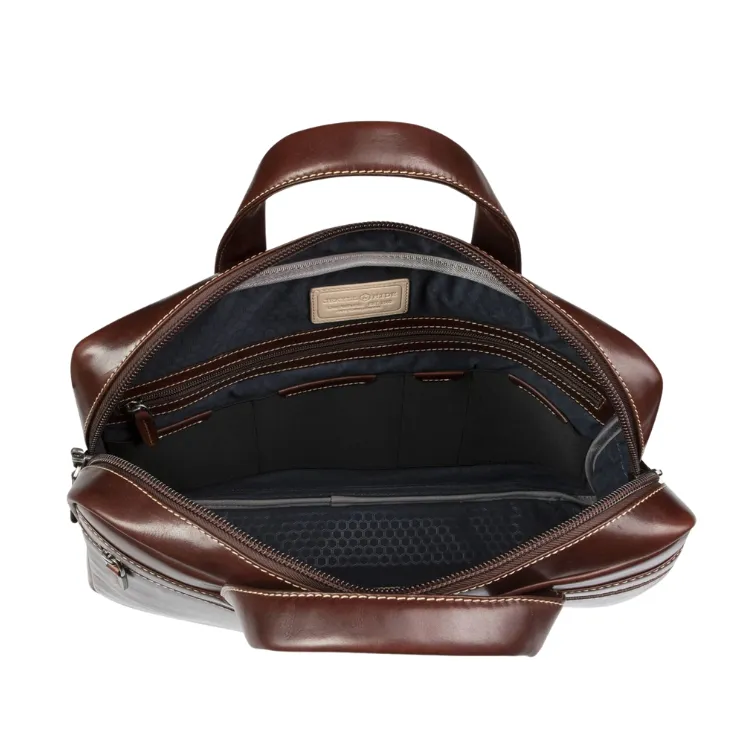 Jekyll & Hide Medium Laptop Briefcase - Mocha