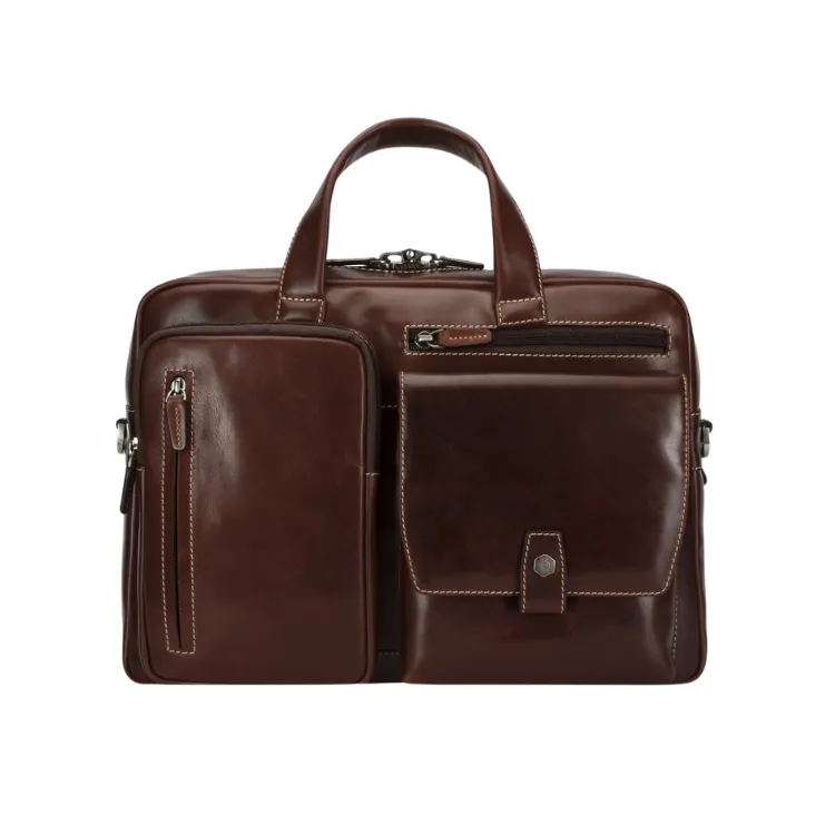 Jekyll & Hide Medium Laptop Briefcase - Mocha