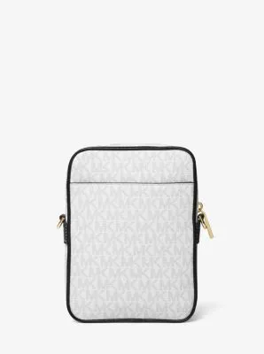 Jet Set Medium Logo Stripe Crossbody Bag